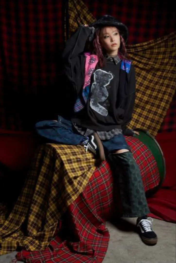 ROYreflectoverjoy LiSA チェックパンツ チェックパンツ - ROY reflect overjoy