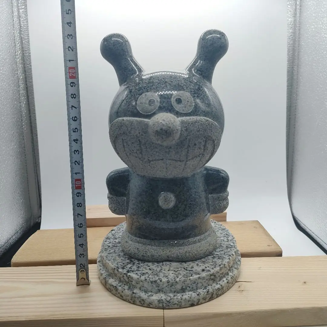 TAKAO 御影石 アンパンマン バイキンマン ドキンちゃん 3体セット
