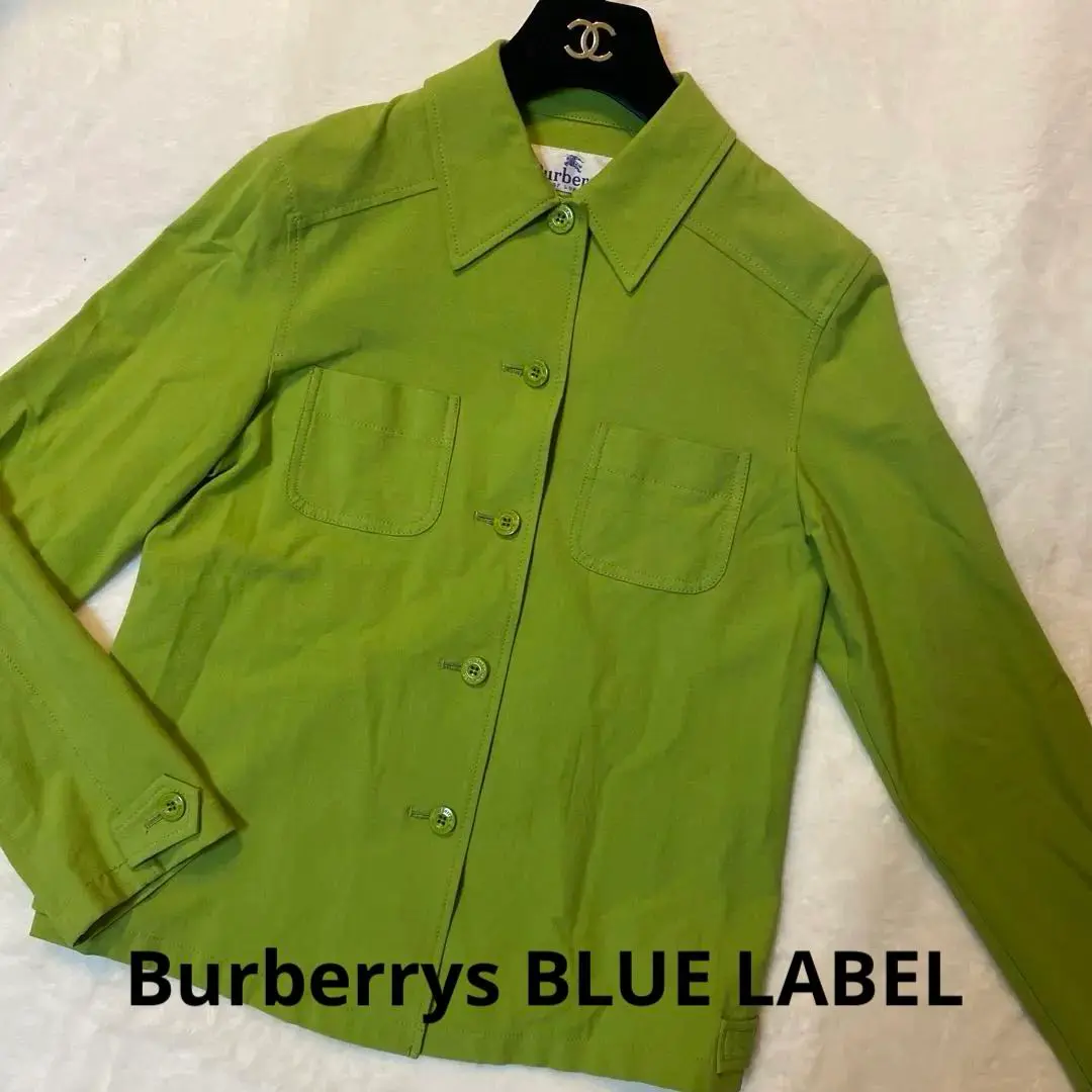 小さいサイズ バーバリーブルーレーベル ショートミリタリージャケット 2025年最新】BURBERRY BLUE LABEL レディース ミリタリー