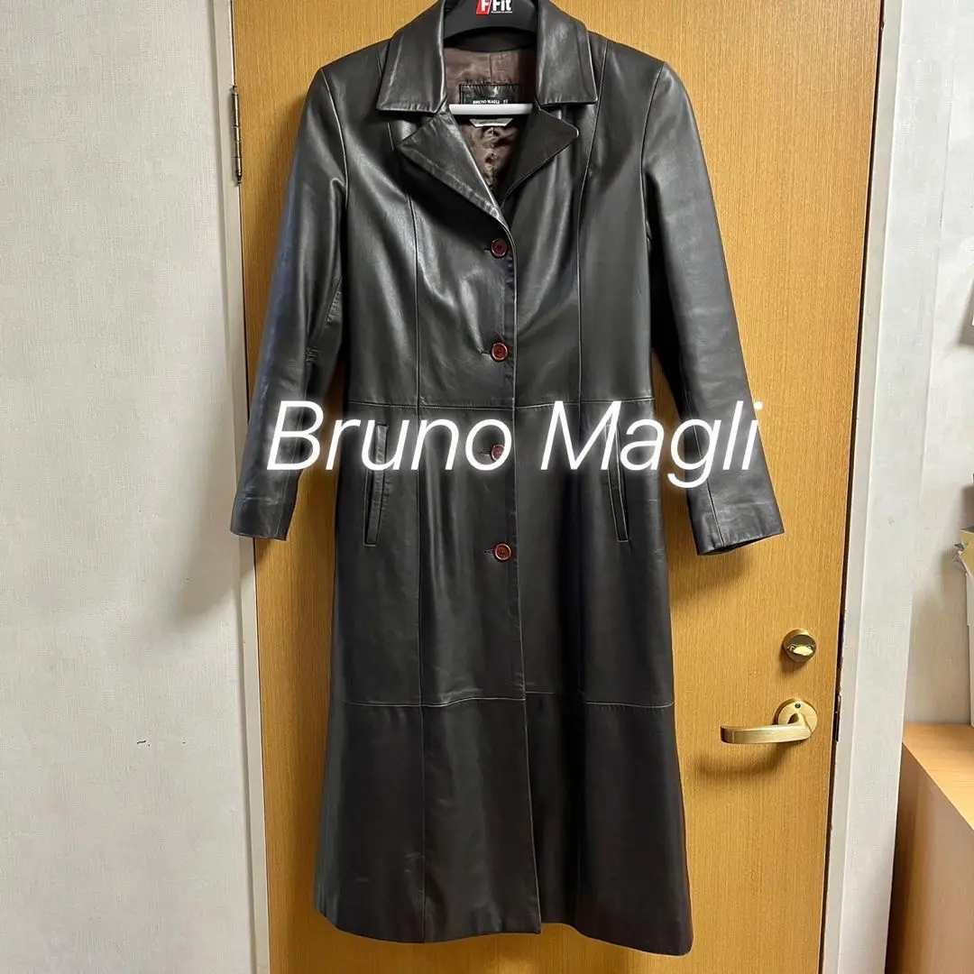 BRUNO MAGLI ブルーノマリ✳︎本革ムートンコート 美品 BRUNO MAGLI ブルーノマリ✳︎本革ムートンコート 美品