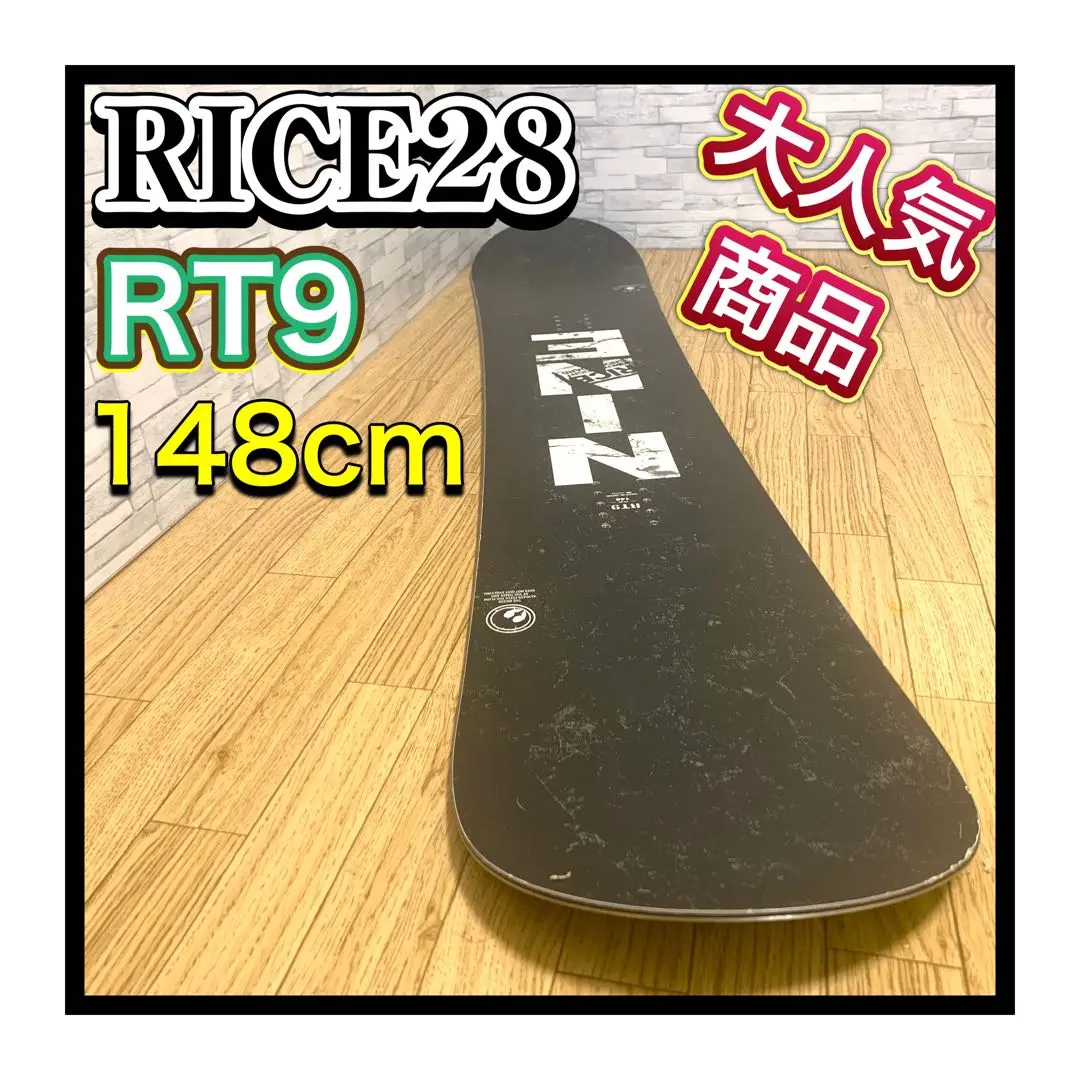 スノーボード RICE28 RT9 154 19-20 RICE28 rt9 （ライス アールティー9）154