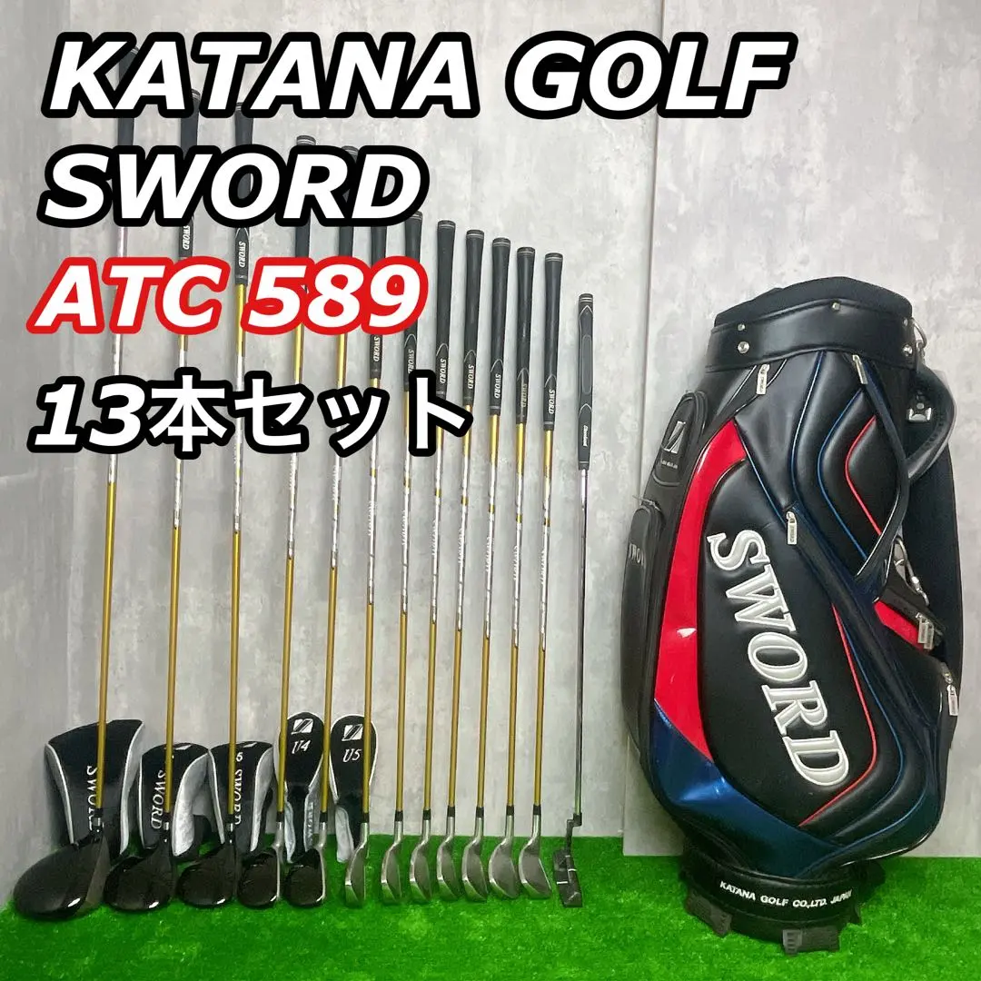 高級パター,UT付 カタナゴルフ SWORD ATC589 メンズゴルフセット 高級パター,UT付 カタナゴルフ SWORD ATC589 メンズゴルフセット