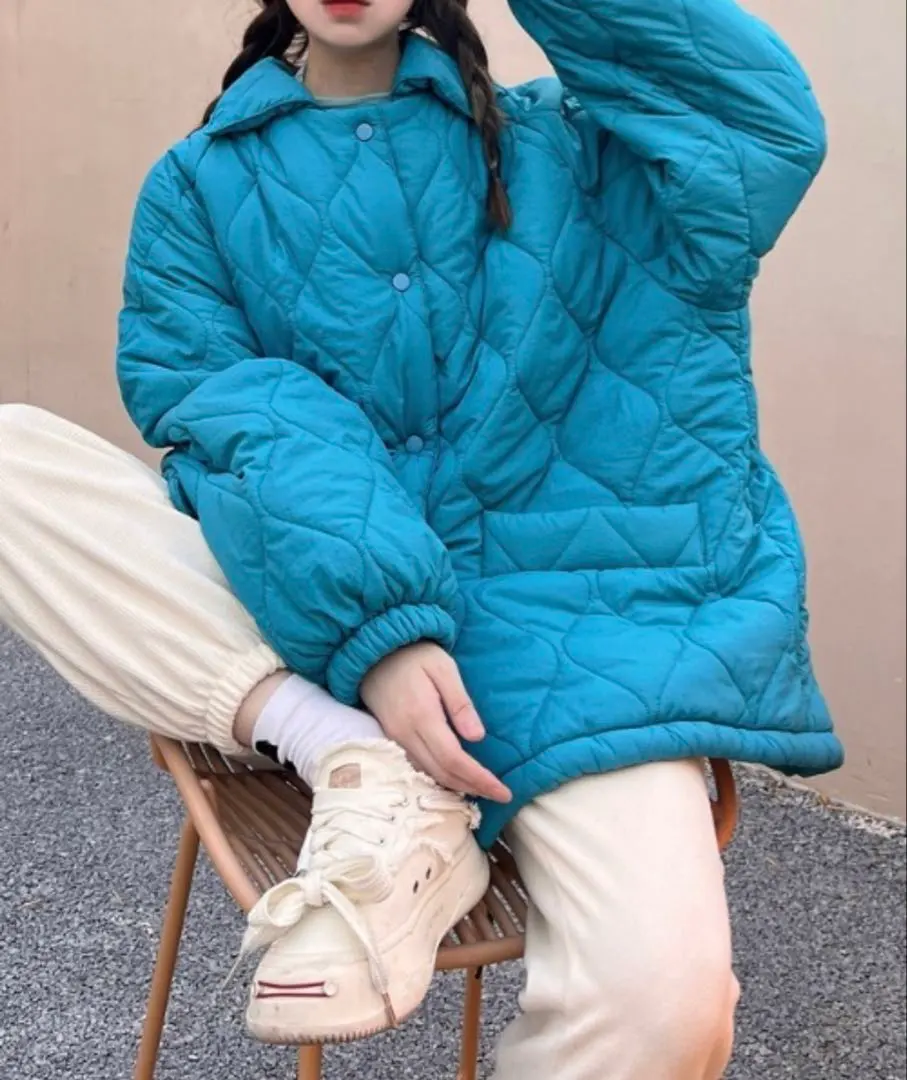 nugu 內裡刷毛絎縫外套 的縮圖