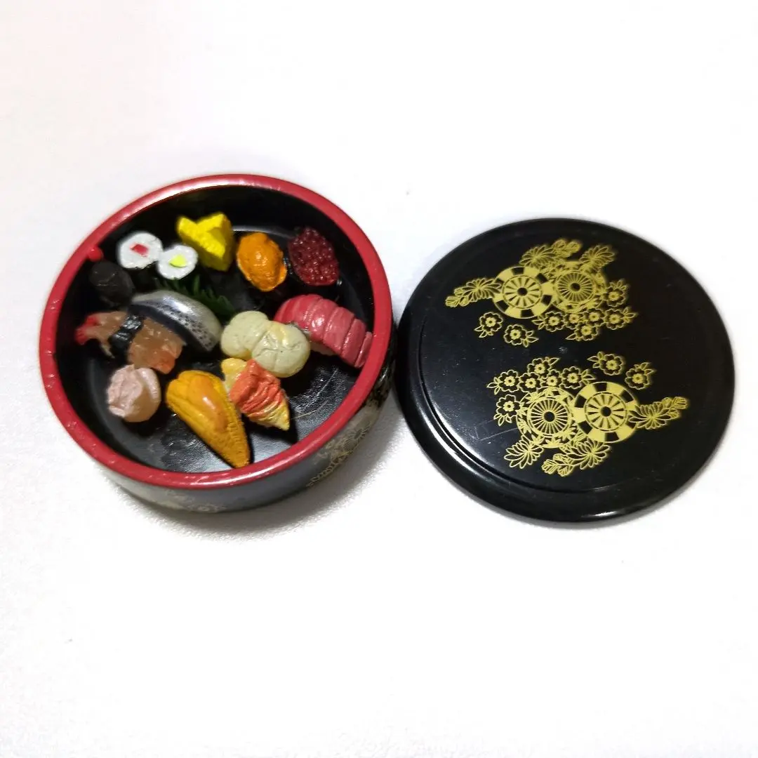 【廃盤品】リーメント　極上寿司　　　　③寿司桶　食品サンプル ラッコ おじさん 廃盤品]リーメント 極上寿司 ③寿司桶 食品