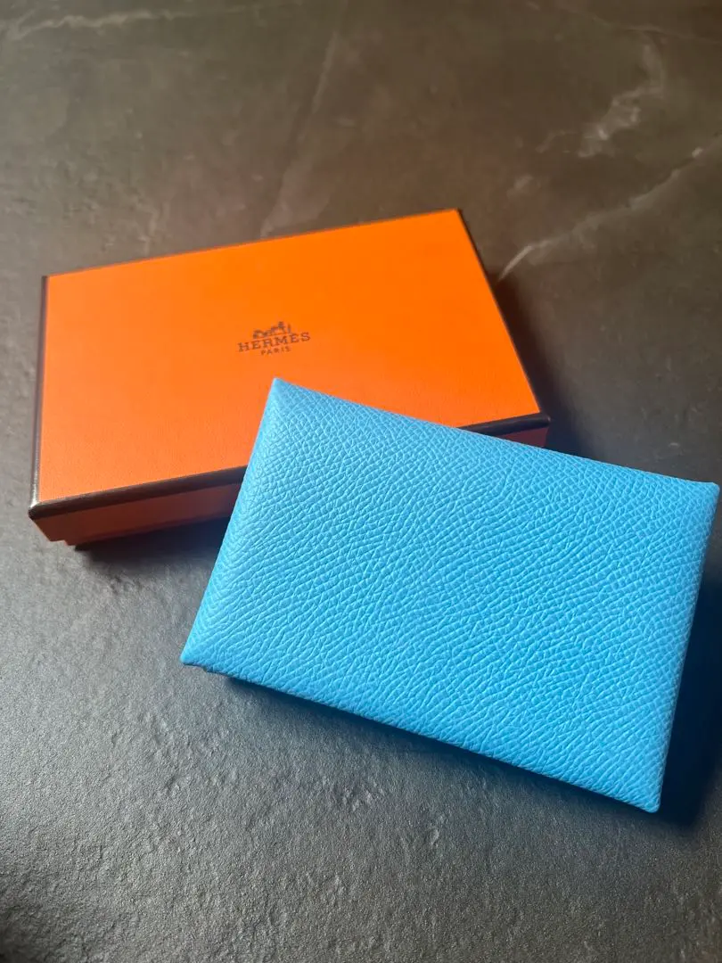 期間限定最終価格　HERMES 水色 レザー 名刺入れ 楽天市場】エルメス ブルージーン カードケースの通販