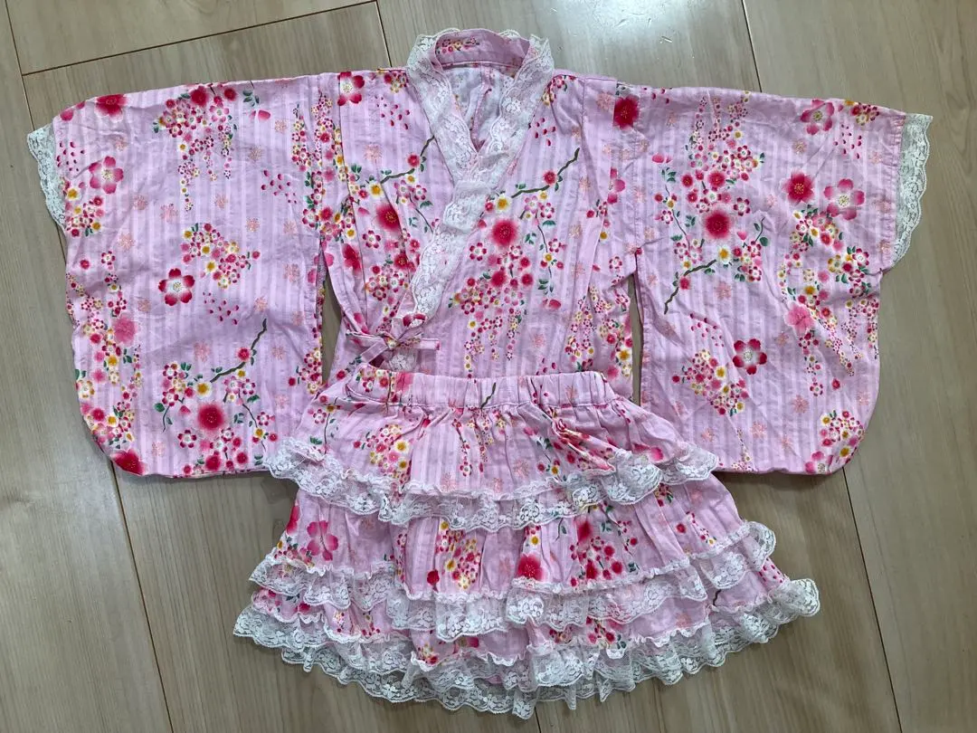 Thumbnail of Yukata dress with obi