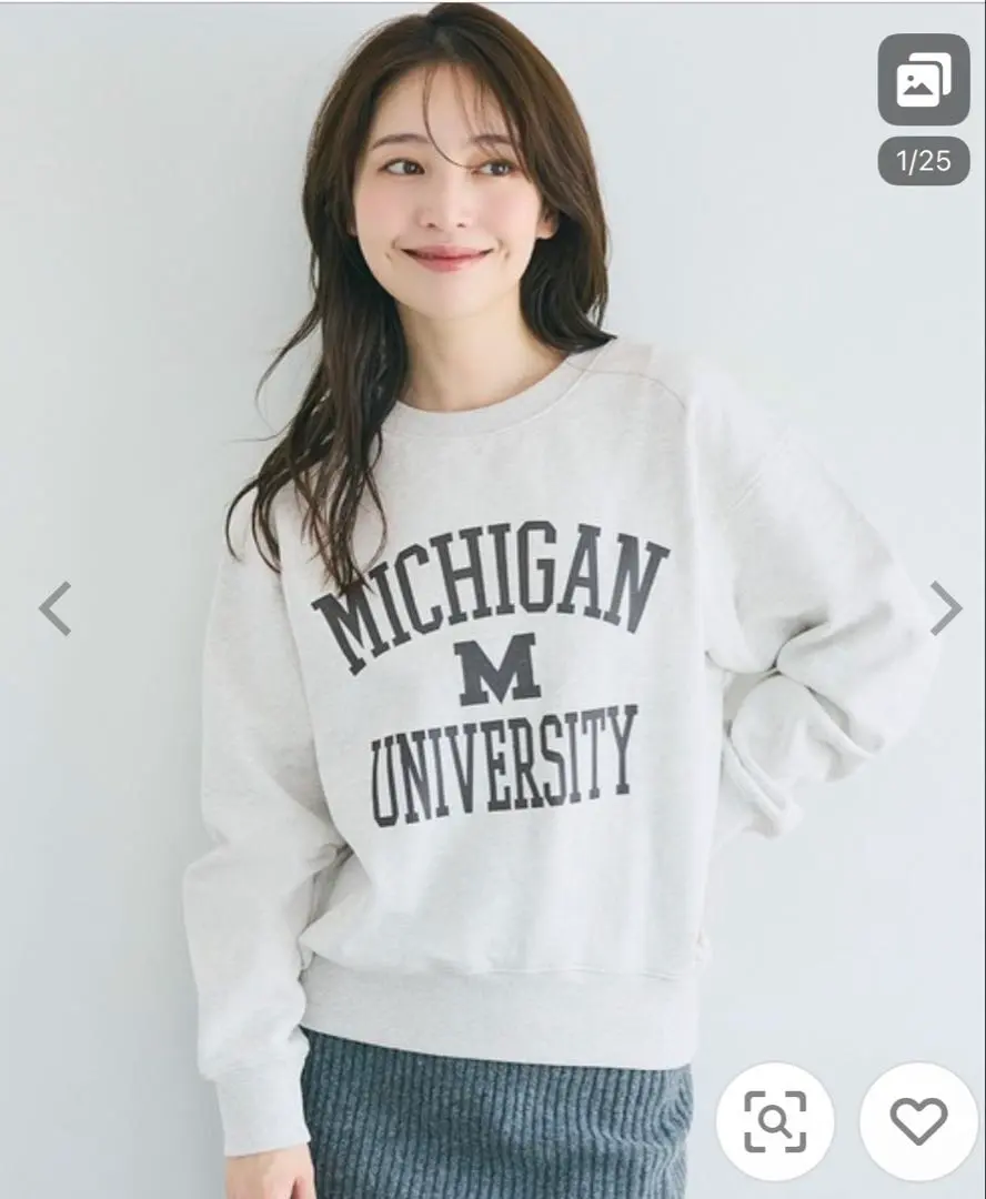 Thumbnail of coca☆Trainer Sweatshirt Heavyweight Fleece College Sweatshirt