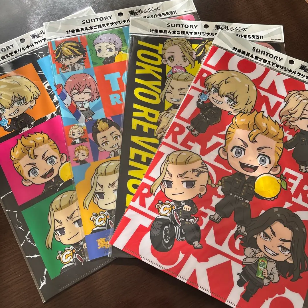 Thumbnail of Anime Tokyo Revengers Original Clear File Folder 4 Types Suntory Premium