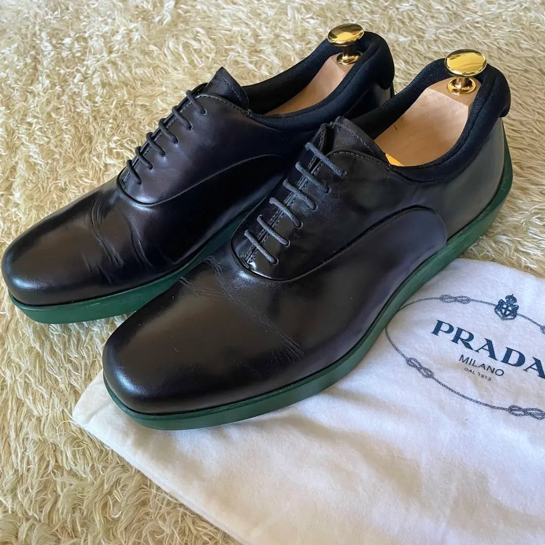 2025年最新】PRADA シューズ型：プレーントゥ メンズ ドレス