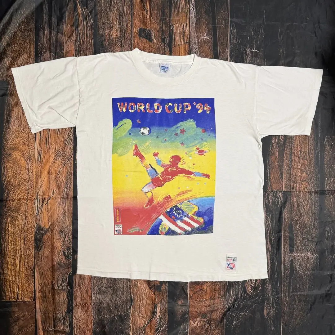 World Cup 94 Tシャツ ピーター・マックス イラスト版 - メルカリ