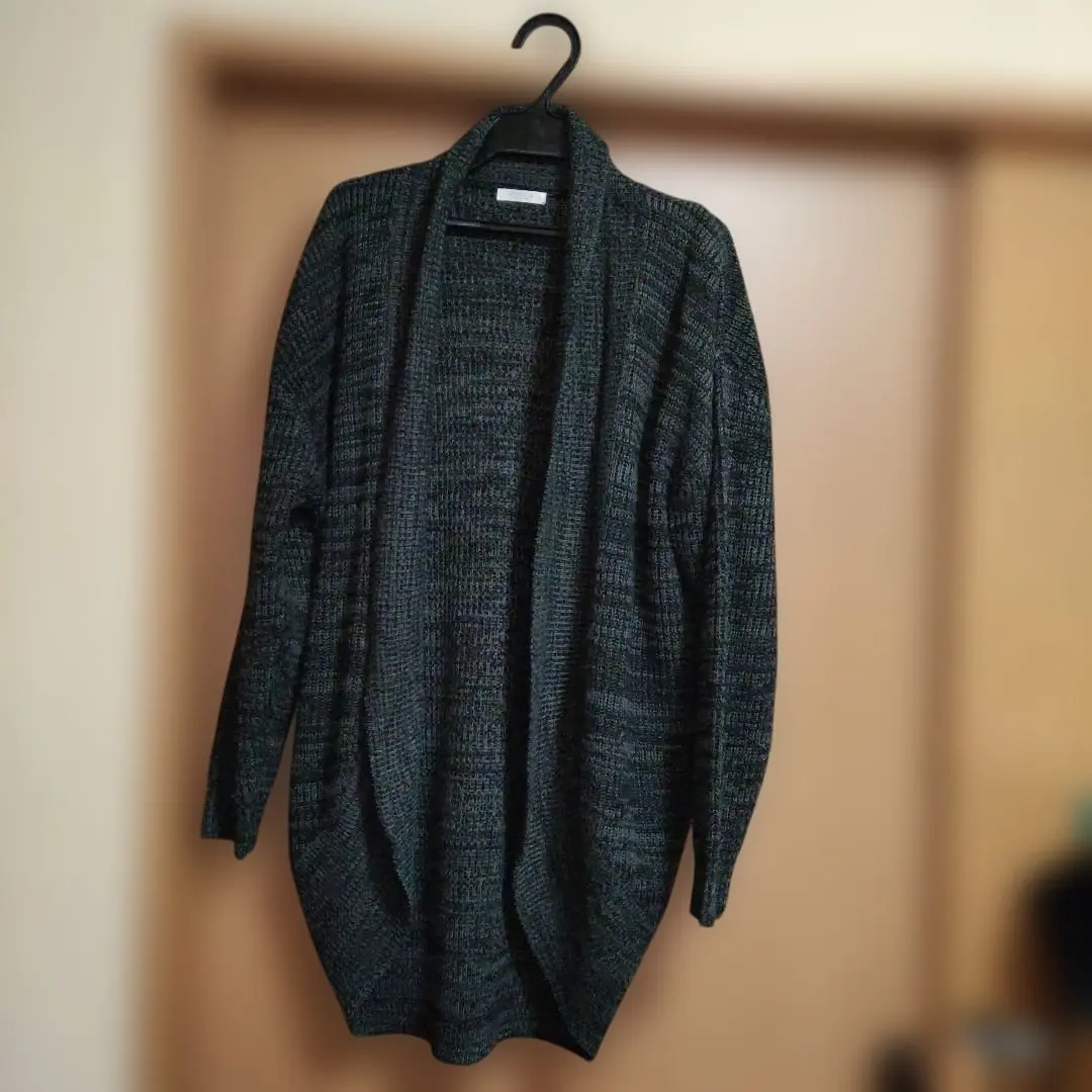 Thumbnail of CINEMA CLUB Dark Gray Knit Cardigan L