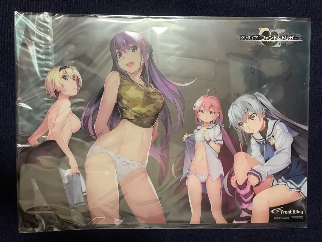 【非売品】グリザイアの果実 渡辺明夫 描き下ろし A3 クリアポスター ① グリザイア』シリーズ10周年！ 渡辺明夫描き下ろしイラストが