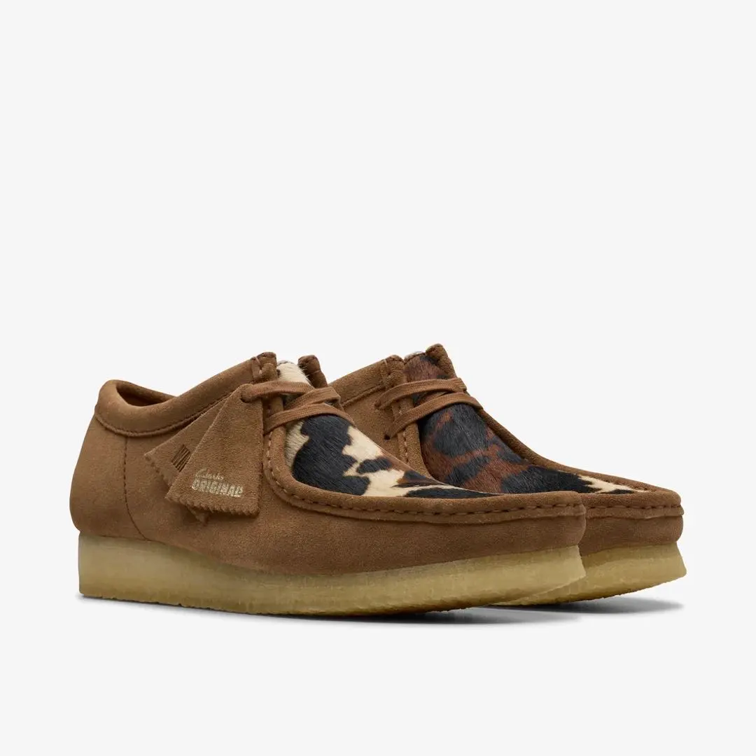 美品　クラークス　ワラビー　コーラ　茶　スウェード　ブーツ　 UK10 Wallabee. / レディース ワラビー （コーラスエード） -Clarks