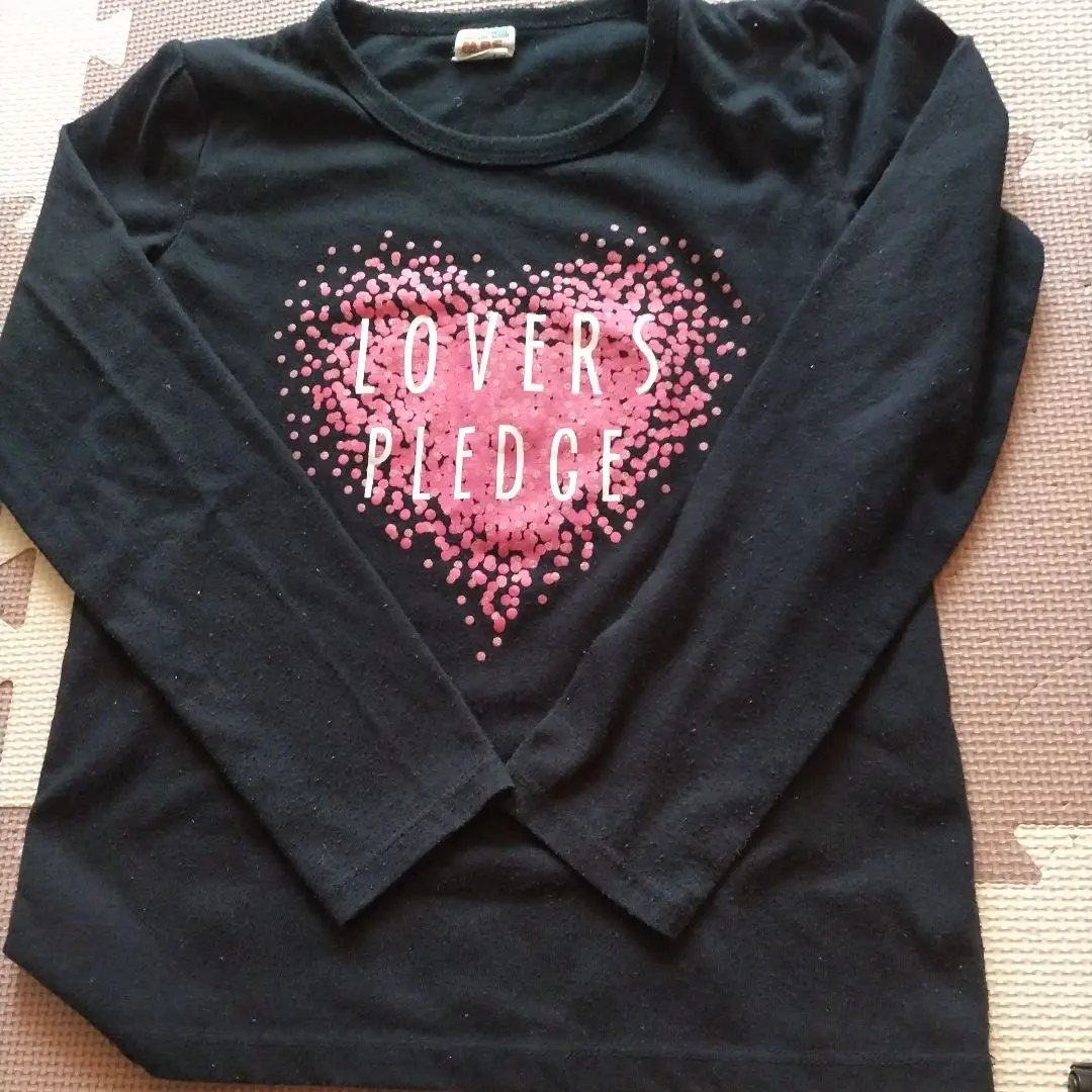 Lovers Pledge 心形T恤 140 女童 長袖 的縮圖