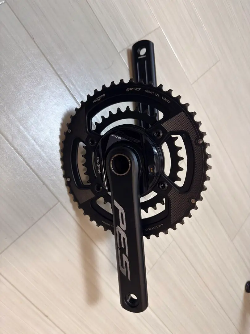 Magene PES −P505 パワーメーター付きクランク 未使用新品 PES-P505 Base スパイダー型パワーメーター │ GROWTAC