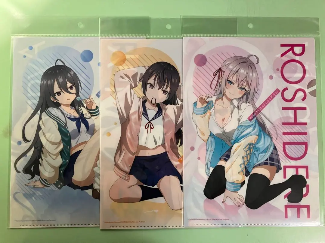 ロシデレ ドンキ コラボ 描き下ろし クリアファイル 全3種セット ロシデレ ドンキ コラボ 描き下ろし クリアファイル 全3種セット