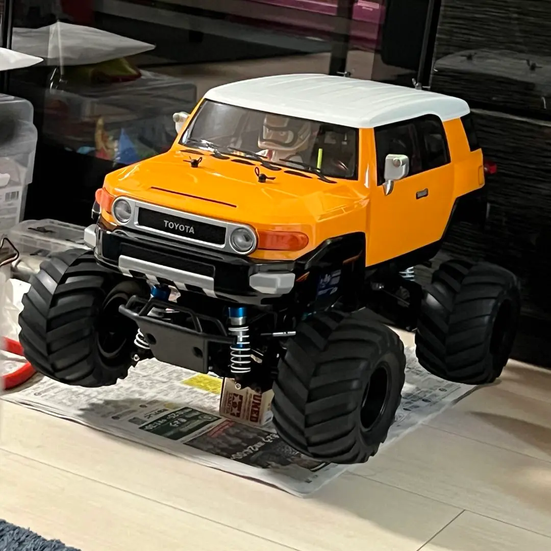 タミヤCC-01改 FJクルーザーリダクションギア付きスケールクローラー