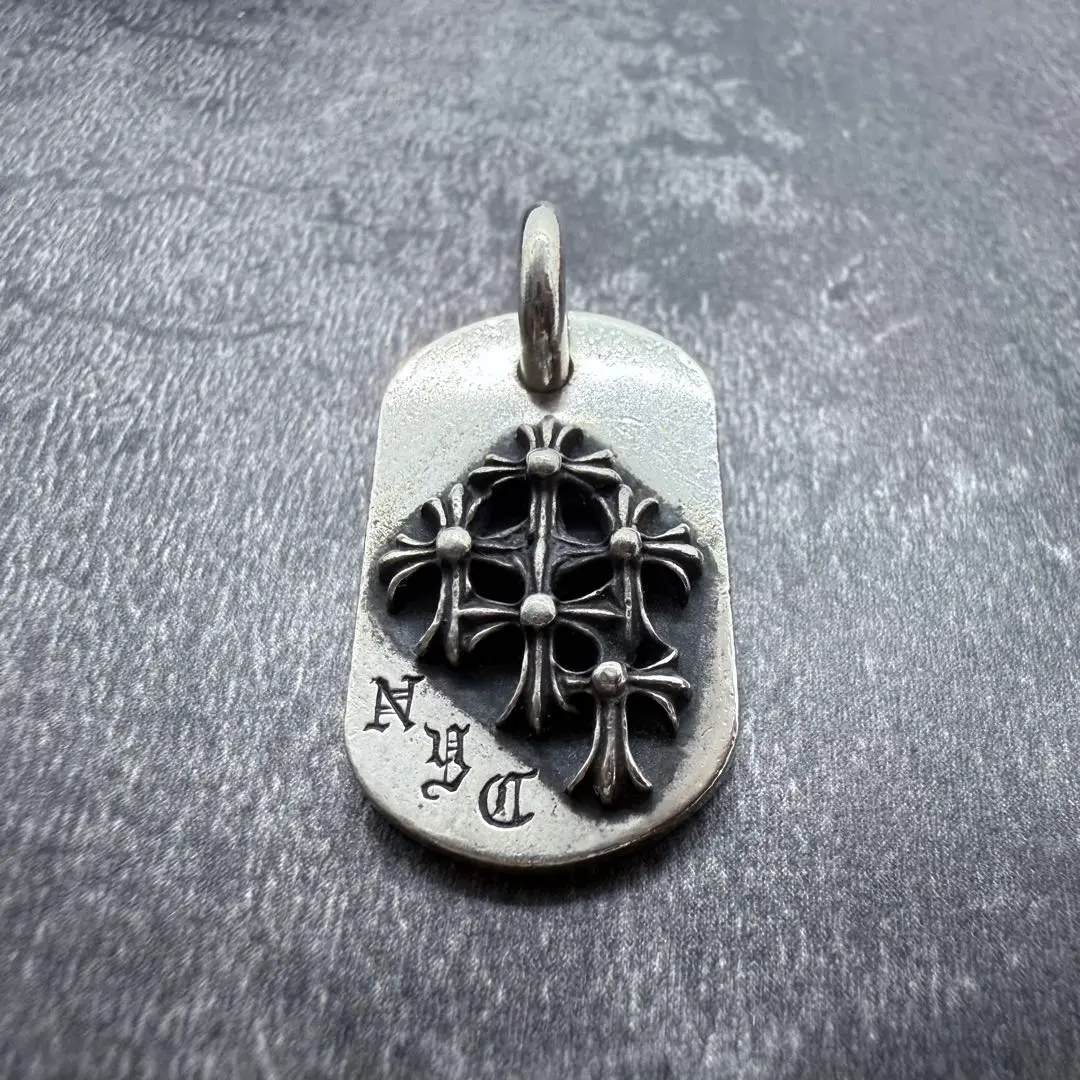 Chrome Hearts セメンタリー　ドッグタグ クロムハーツ セメタリークロス NY限定ドッグタグ Chromehearts