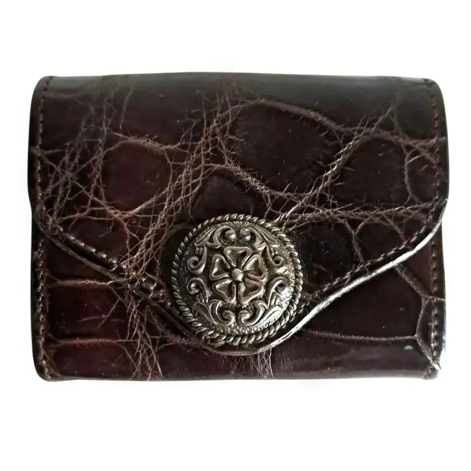 Thumbnail of FUNNY Crocodile Coin Case Victor Concho 925 Wallet