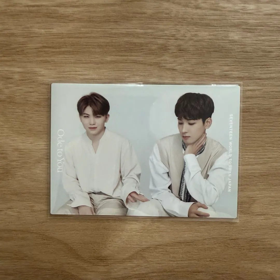Thumbnail of Ode to You Wonwoo Woozi trading card
