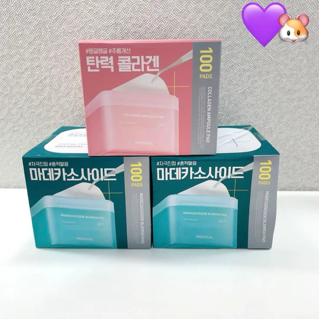 Thumbnail of Mediheal 3-piece set Madecassoside Collagen 100 sheets Korea Unused
