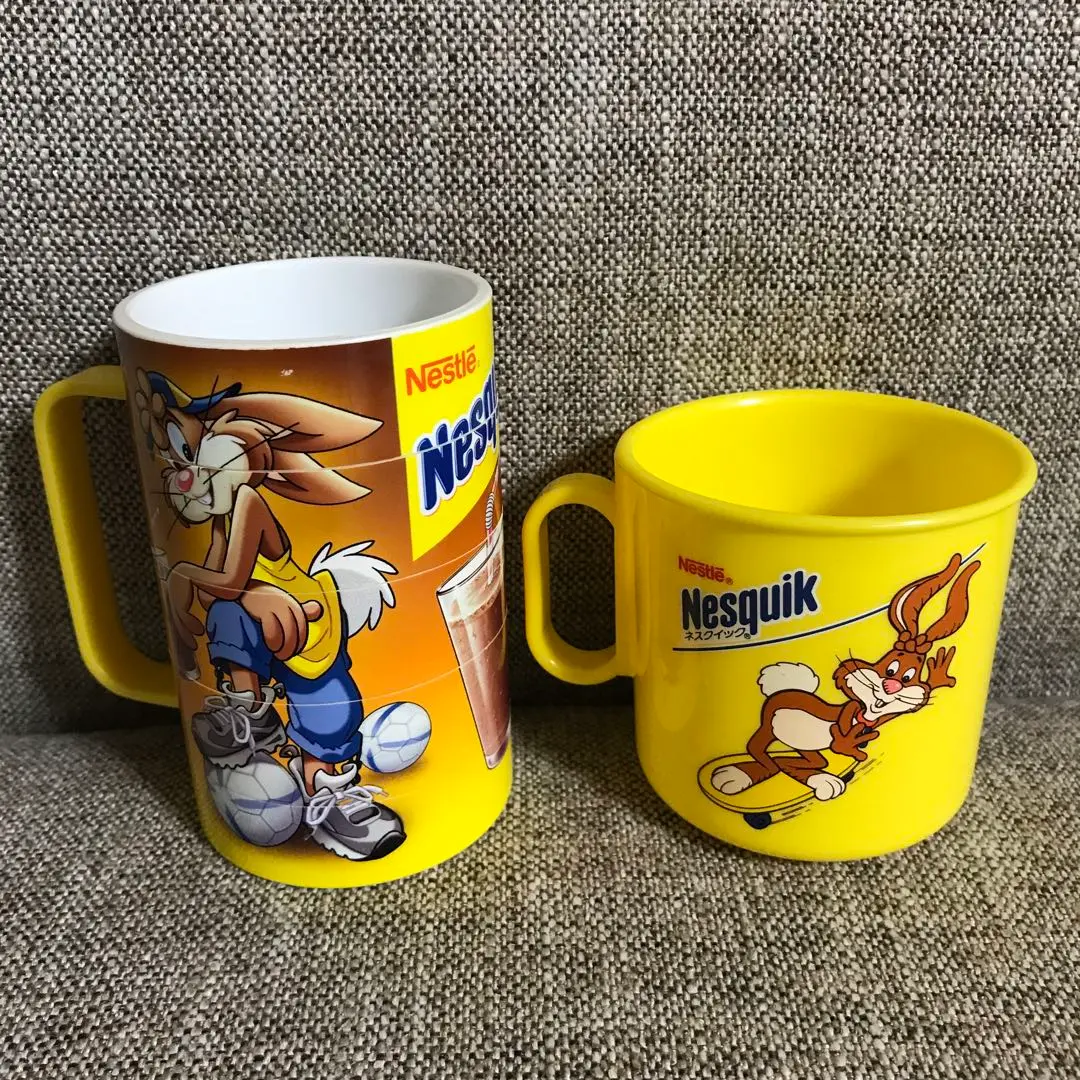 Nestlé　クイックバニー　８０年代　ヴィンテージ　マグ　フィギュア Vintage Nesquik - Etsy