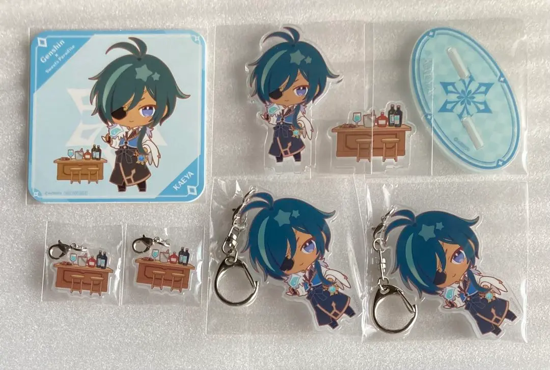 原神 アクキー ディルック ガイア スイパラ 2点セット 原神 ディルック ガイア スイパラ アクリルキーホルダー