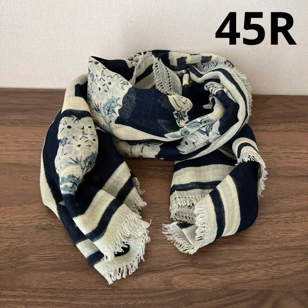 未使用 45R ウールの風呂敷 ストール