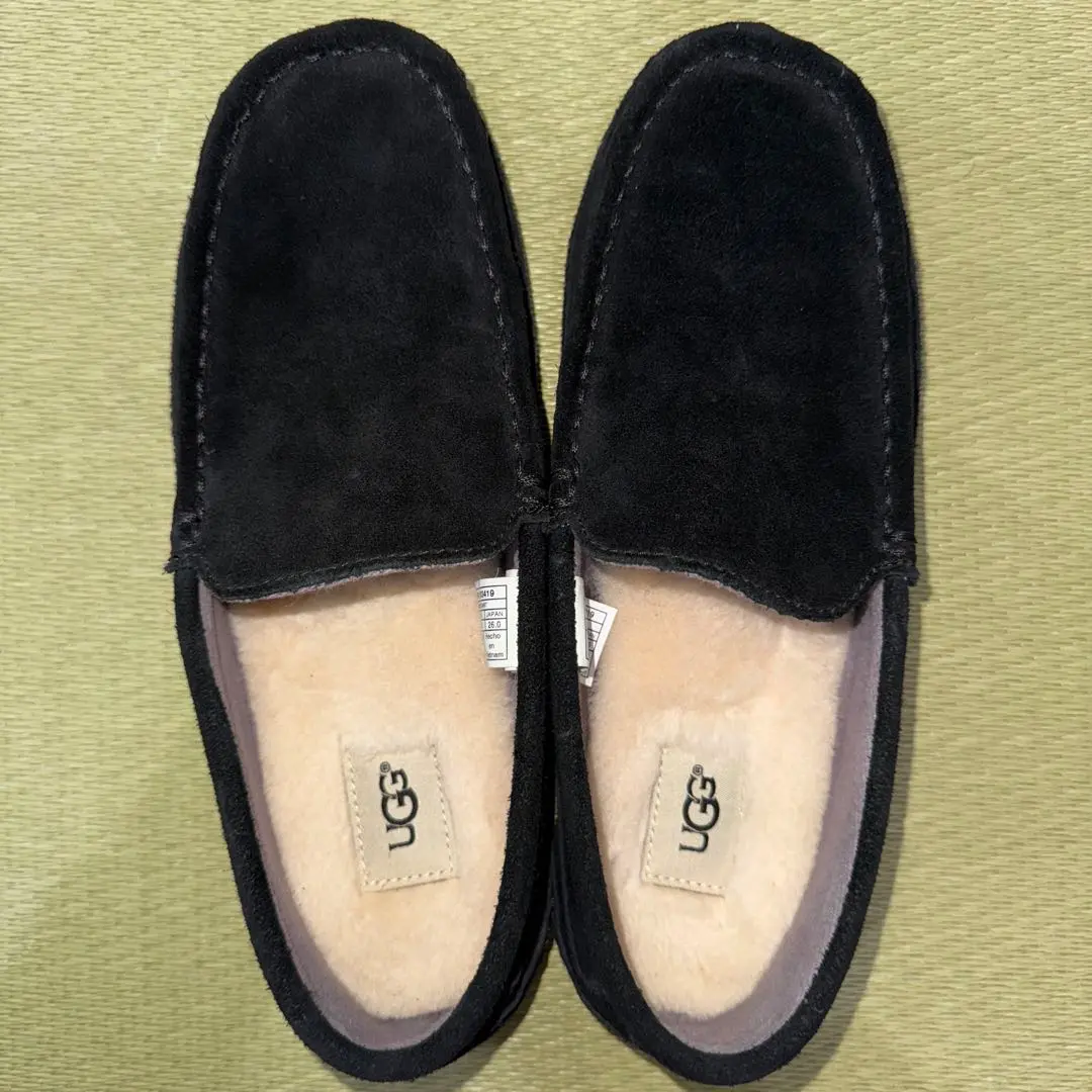 UGG ブラック モカシン シューズ UGG＞COZY CLOG コージークロッグ スリッポン（モカシン/デッキ