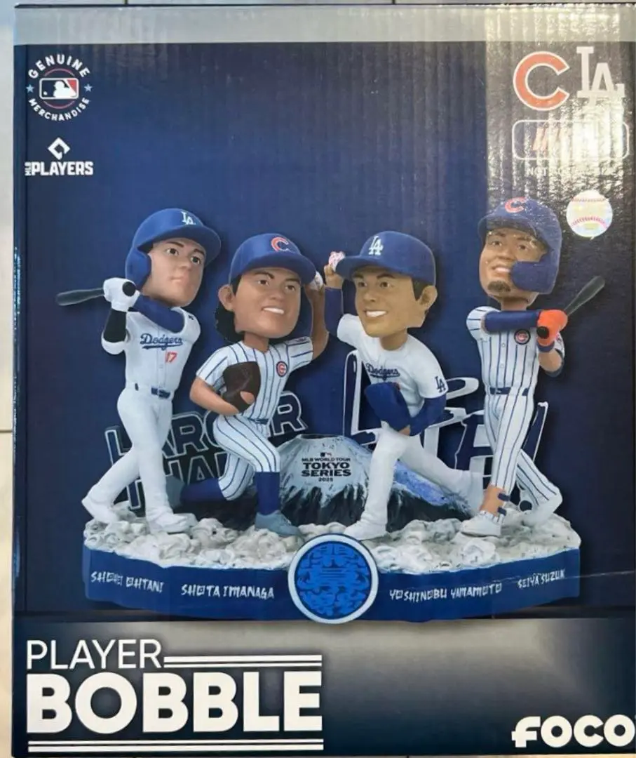 【公式限定・未開封】MLB シカゴ・カブス 鈴木誠也選手 ボブルヘッド 72個限定 鈴木誠也 MLB新人ボブルヘッド カブス｜Yahoo!フリマ
