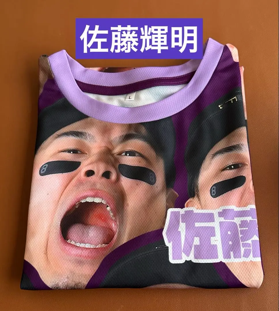 阪神タイガース 佐藤輝明 シークレット 顔柄 Tシャツ 2025 阪神タイガース シークレット 顔柄 Tシャツ 2025 佐藤輝明②