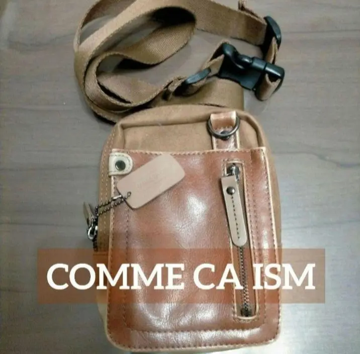 コムサイズム　ボディバッグ・ウエストポーチ ベージュブラウン 2025年最新】COMME CA ISM メンズ ボディバッグ・ウエストポーチ