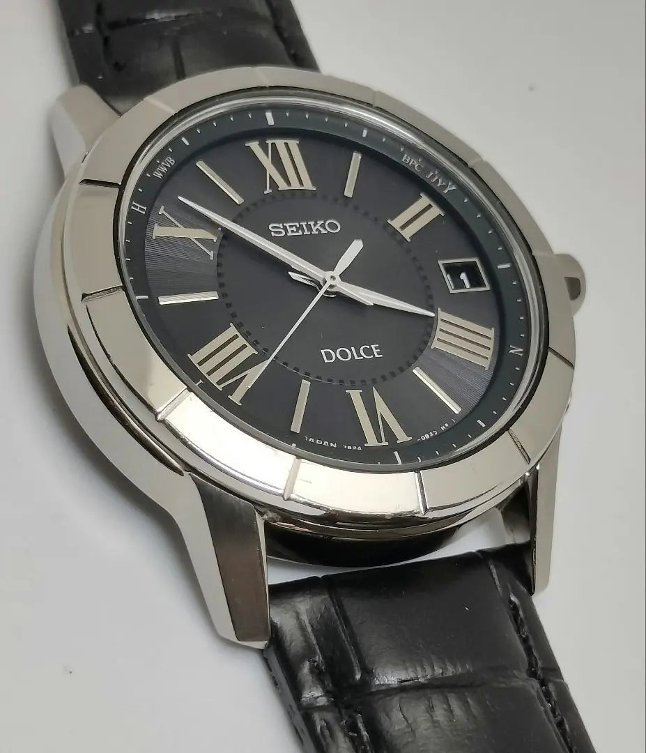 【美品稼働】SEIKO DOLCE 7B24 電波ソーラー腕時計 チタン製 軽量 Yahoo!オークション -「セイコー 7b24」(ドルチェ) (セイコー)の