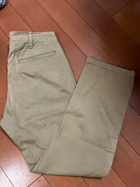 ブルーナボイン ベージュ コットン混紡 チノパン 中古・古着通販】BRU NA BOINNE (ブルーナボイン) チノパン