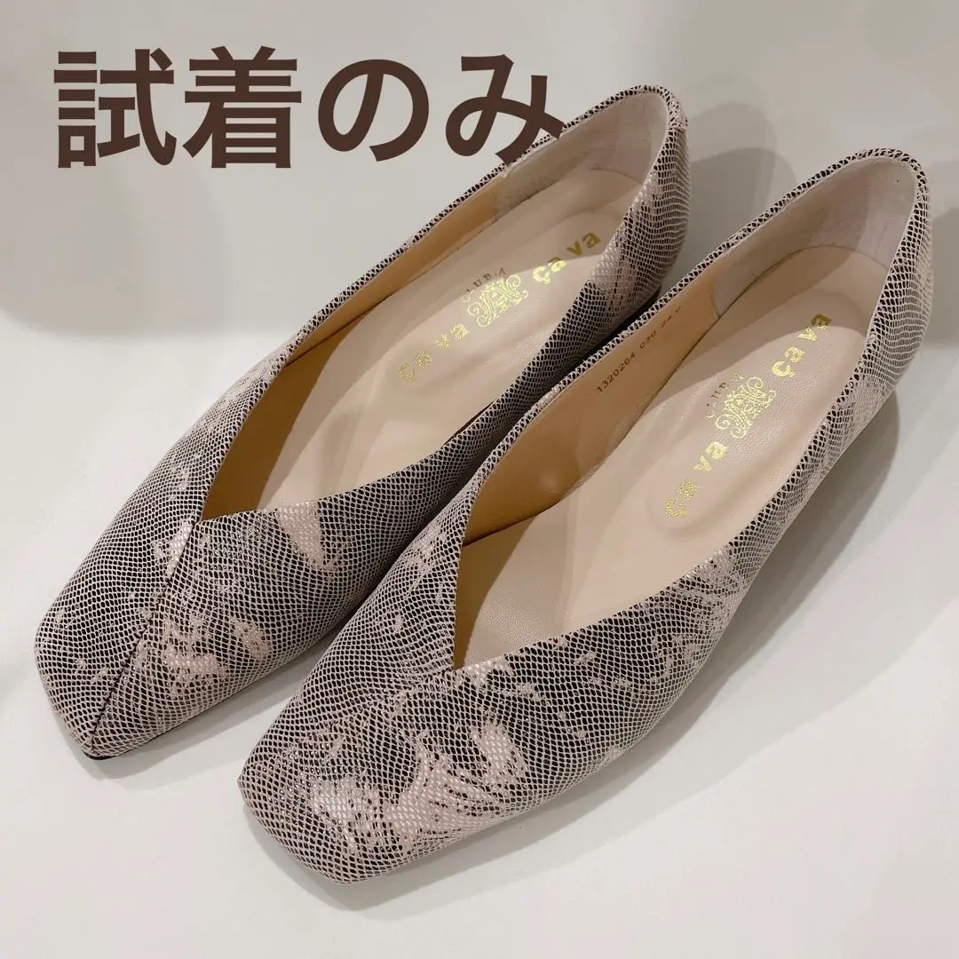 美品✨️ENあしながおじさん　スクエアトゥ　フラットシューズ　レザー　24cm 美品✨️あしながおじさん EN スクエアトゥ フラットシューズ