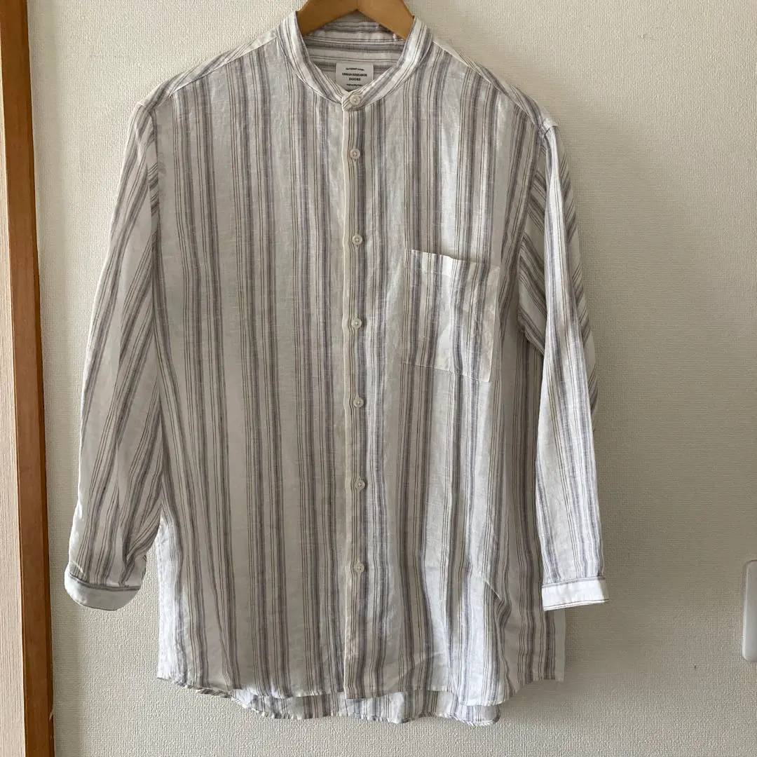 Thumbnail of URBAN RESEARCH Linen Stand Collar 3/4 Sleeve