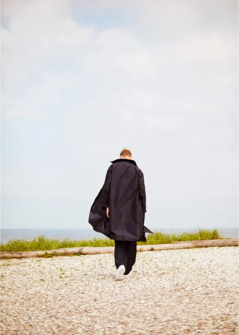 ジャケット・アウター 23ss Blanc ym SILK BLACK WATCH WRAP COAT f54b5a65f4d1e6d4b93338cedf6678