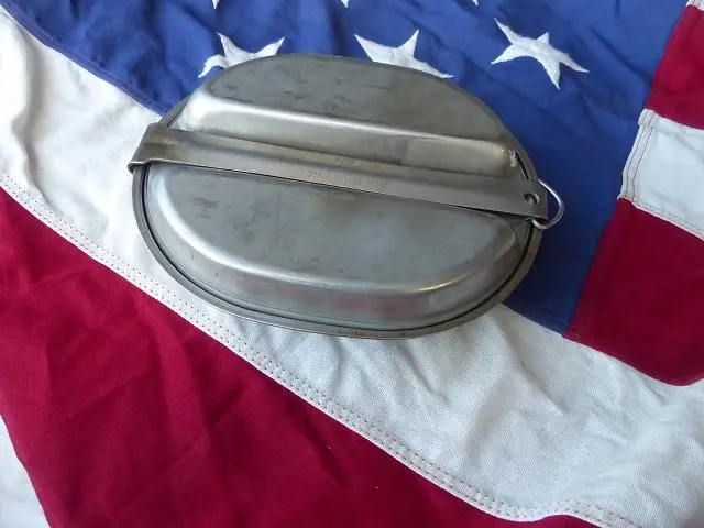 1982” ＳＭＰ 米軍実物　メスキットパン 303 食器　フライパン 1982” SMP 米軍実物 メスキットパン 303 食器 フライパン