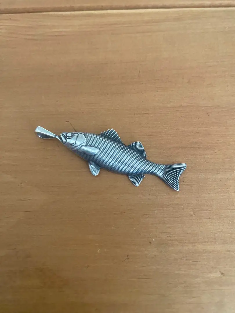 エルドラド 岩魚 アメマス トラウト シルバーネックレス エルドラド 岩魚 アメマス トラウト シルバーネックレス
