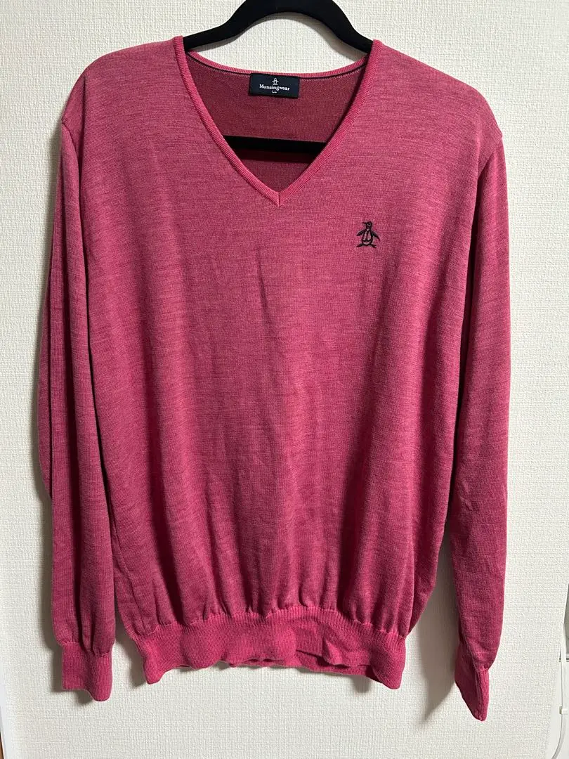 Thumbnail of Munsingwear LL Pink V-neck Sweater