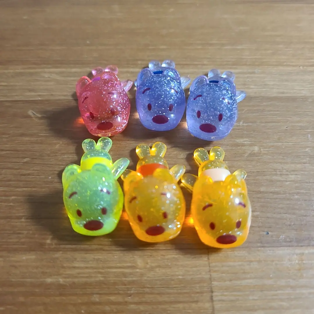 Thumbnail of Winnie the Pooh Clear Mascot Figure Set of 6