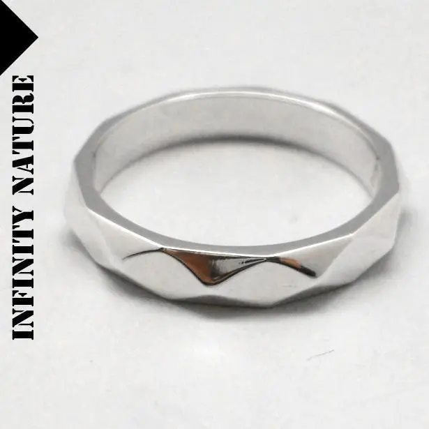 19号 新品 インフィニティネイチャー シルバー 925 リング ロゴ刻印 2025年最新】INFINITY NATURE カラー：シルバー系 リング・指輪