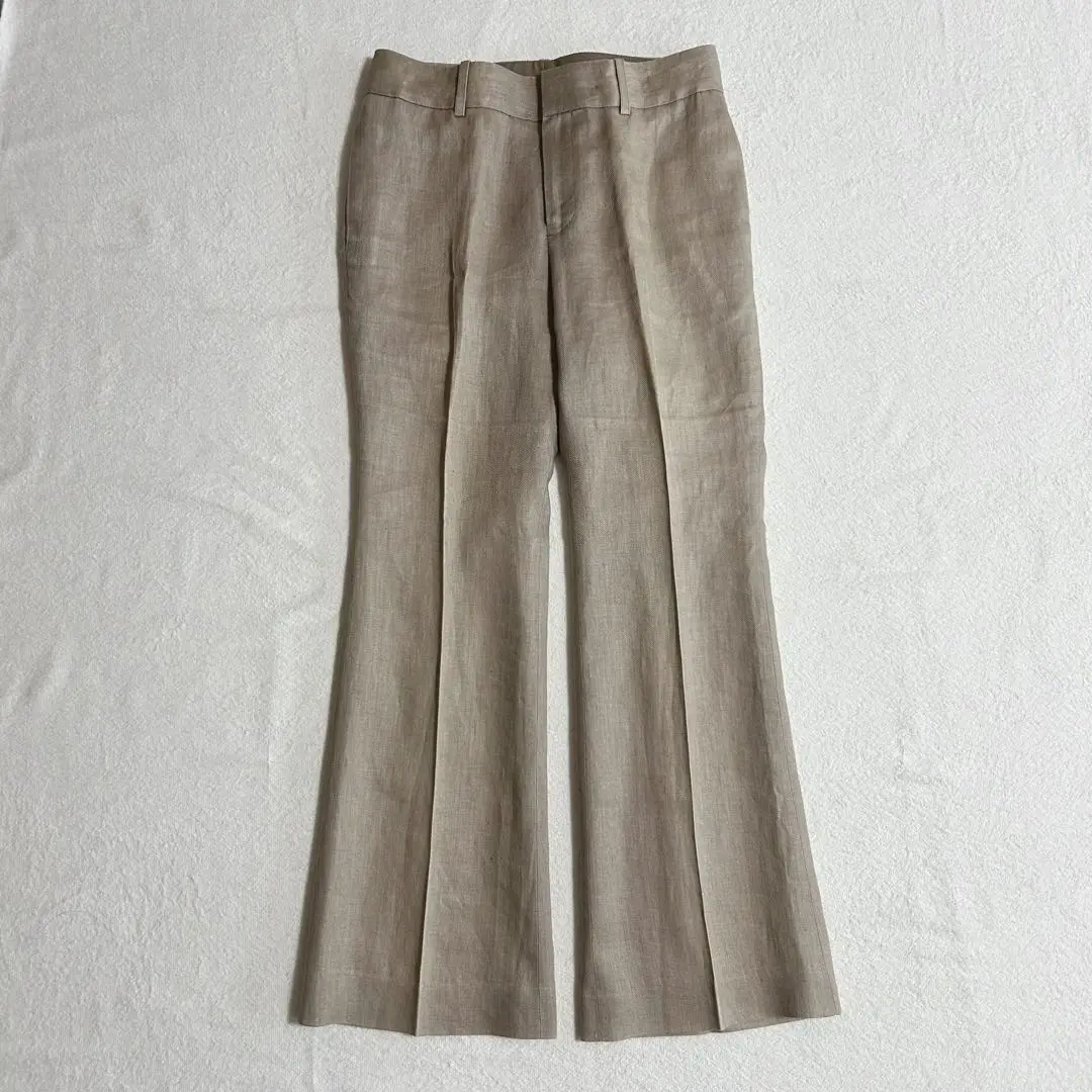 美品✨Deuxieme Classe アササルファーゾメパンツ 36 ベージュ 2025年最新】ドゥーズィエムクラスアササルファーゾメパンツの