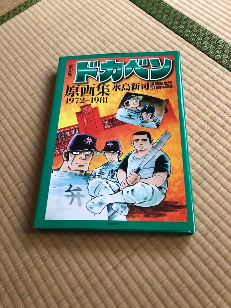 ドカベン原画集 １９７２-１９８１/秋田書店/水島新司（大型本） 良質 限定版 ドカベン原画集 1972-1981 水島新 その他 - その他