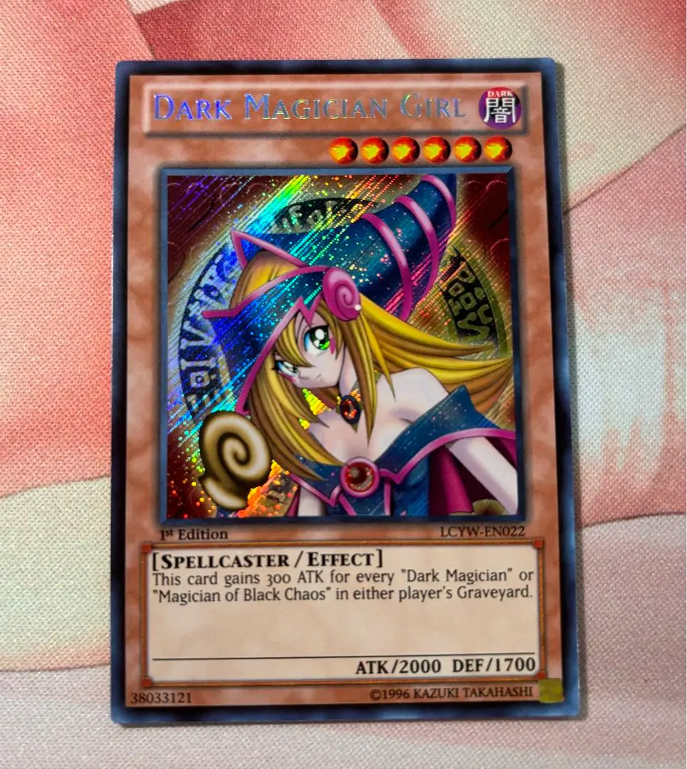 遊戯王　lcyw 英語　ブラックマジシャンガール  シク　1st 英語版 LCYW-EN022 Dark Magician Girl ブラック・マジシャン