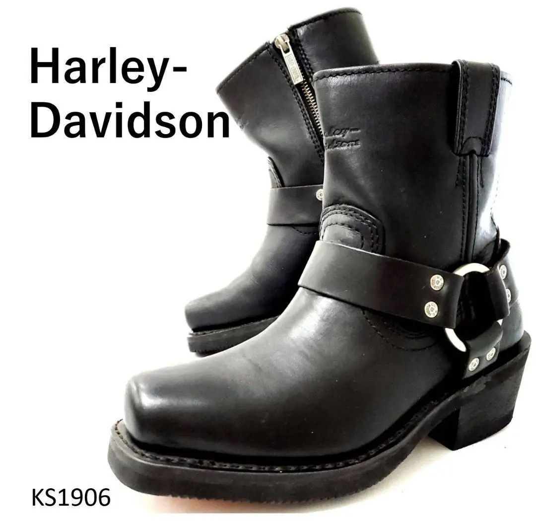 Harley-Davidson ライディングブーツ スチールトゥ バイカーブーツ Harley Davidson - HARLEY DAVIDSON ハーレーダビッドソン