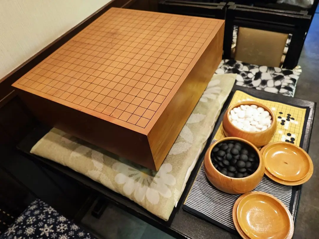美品 蛤碁石 那智黒石 34号 碁石碁笥セット 高級セット - メルカリ