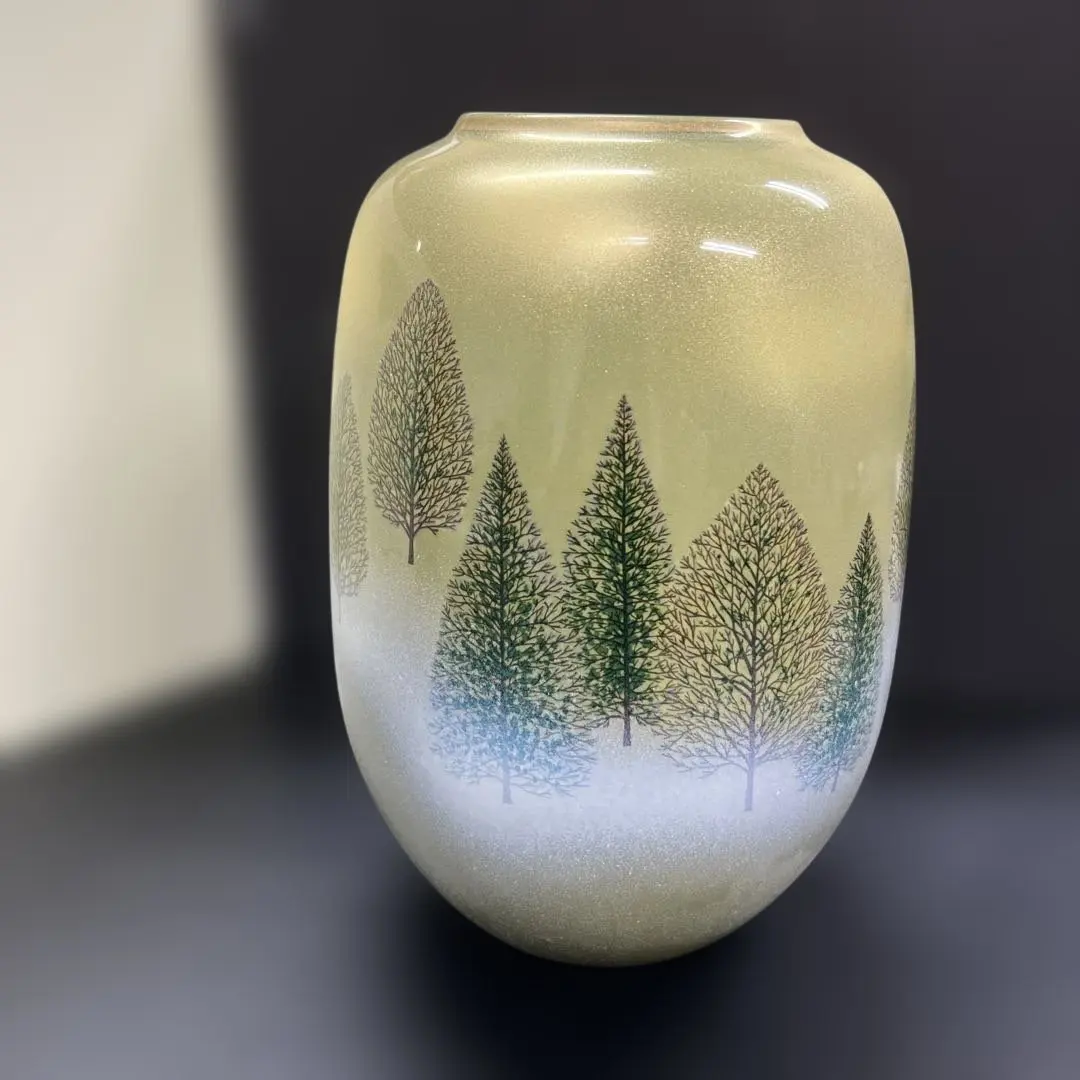 九谷焼時代物、花瓶、陶勝 □九谷焼□九谷陶勝□陶勝窯・花瓶・花器・花入れ・華道・美術品