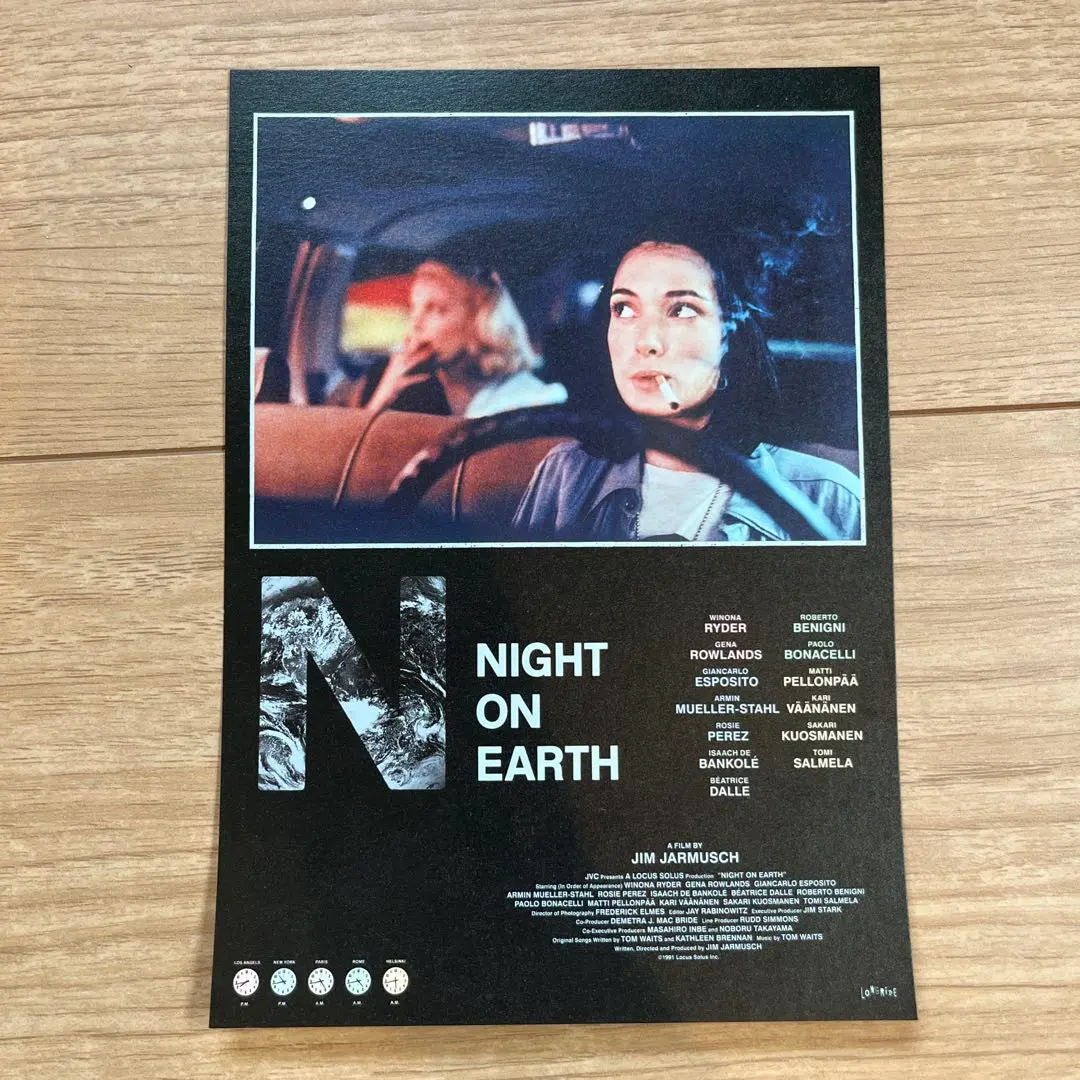 Night On Earth ポスター B2サイズ 映画ポスター】ナイト・オン・ザ・プラネット NIGHT ON EARTH