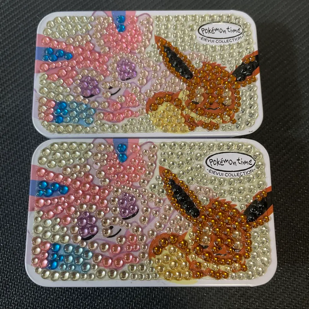 ポケモンタイム イーブイコレクション ニンフィア スライド缶 キラキラ
